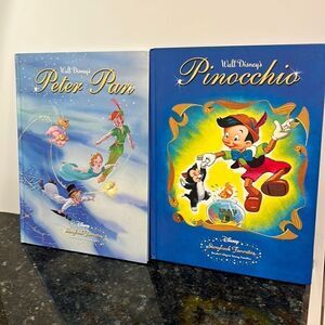 Walt Disney’s Pinocchio & Peter Pan- 2 books by Storybook Favorites